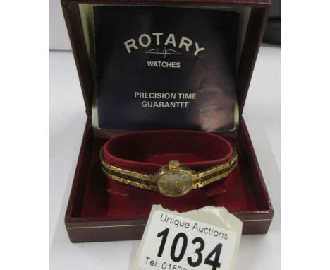 A boxed Rotary ladies wrist watch.