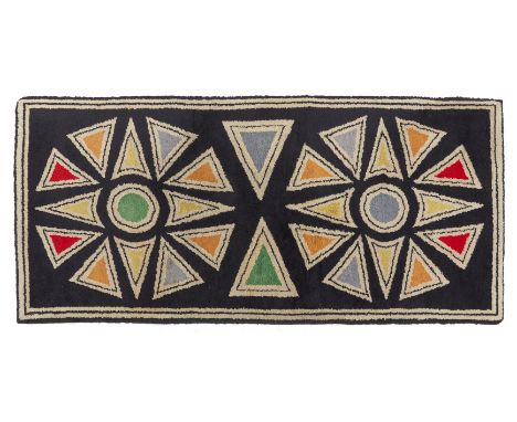 JEAN COCTEAU (1889-1963)Vitrail tapisserie 232 x 119cm (91 5/16 x 46 7/8in).Conçu en 1955, d'après un dessin-maquette dessiné