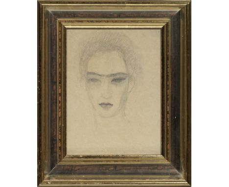 MARIE LAURENCIN (1883-1956)Portrait de Raymond Radiguet  mine de plomb sur papier 19,5 x 15cm (7 1/2 x 5 7/8in). graphite on 