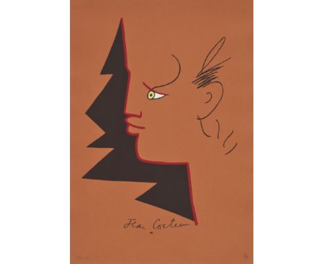 JEAN COCTEAU (1889-1963)Profil marron; Deux planches de la série Gitans et Corridas cachet de l'atelier et numeroté 97/175 (p