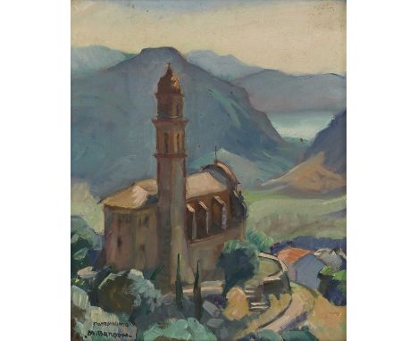▴ Marc Bardon (French, 1891-?)'Patrimonio'signed 'Marc Bardon' and inscribed with title l.l., oil on canvas27.5 x 23cmConditi