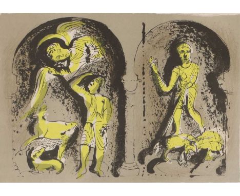 ▴ John Piper CH (1903-1992)'The Annunciation to the Shepherds' (Levinson 222)lithograph in colours, 1973, signed 'John Piper'