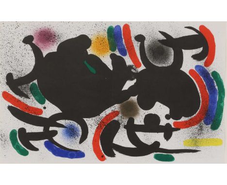 ▴ Joan Miró (Spanish, 1893-1983)'Original Lithography VII' (Mourlot 863)lithograph in colours from Michel Leiris, 'Lithograph