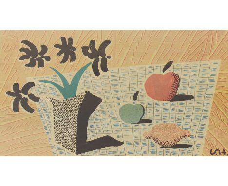 ▴ David Hockney CH RA (b.1937)'Two Apples, One Lemon and Four Flowers', 1997offset lithograph in colours, as published in The