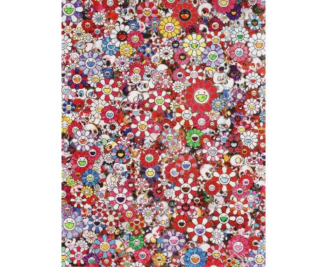 Takashi Murakami (Japanese, b.1962)'Circus: Embrace the Darkness Within Thy Heart'offset lithograph in colours, 2013, signed 