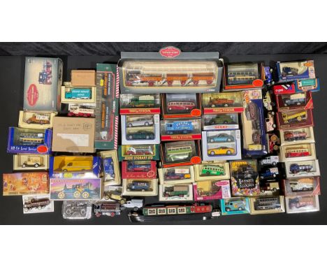 Toys &amp; Juvenalia - a collection of diecast models in two suitcases, various manufacturers including Lledo Days Gone, Matc