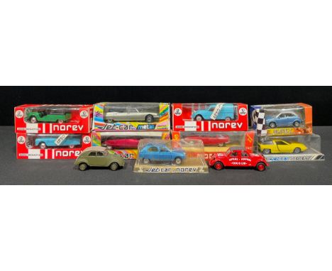 Toys &amp; Juvenalia - a collection of 1:43 scale NoRev models, various boxed examples including Jet-cars; a NoRev Citroen 2C