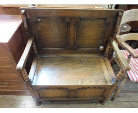 An Oak monk's bench