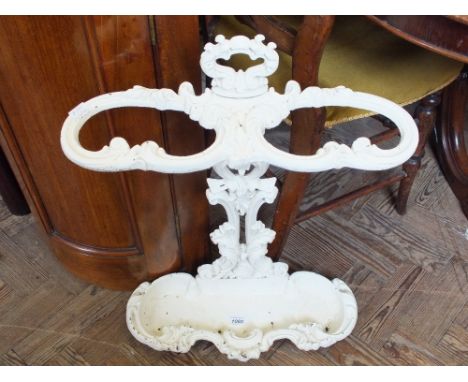 A cast Iron painted stick stand