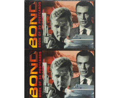 James Bond Collection. Includes Robert Brown Signed Trading Card, On The Tracks of 007 Booklet and CD, 60 Mint James Bond Pos