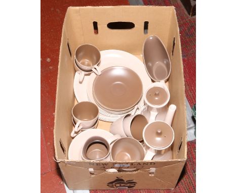 A collection of Poole pottery tea/dinner wares.