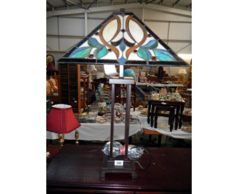 A beautiful large Tiffany style lamp