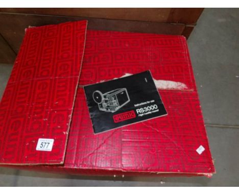 A Eumig RS 3000 projector in box