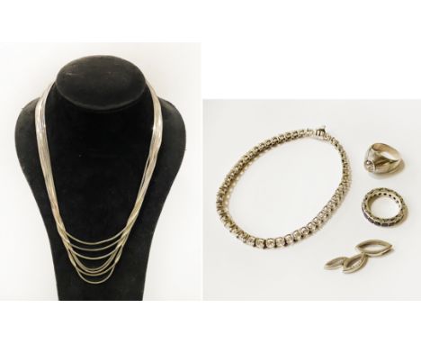 COLLECTION OF RING &amp; NECKLACES