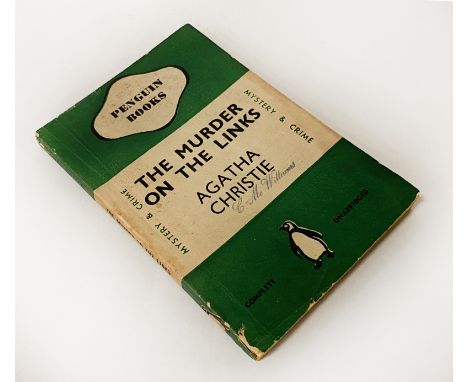 "MURDER ON THE LINKS" AGATHA CHRISTIE, AUSTRALIAN FIRST EDITION PENGUIN BOOK