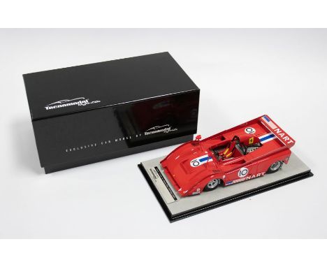 Tecnomodel: A 1:18 Scale Model of a Ferrari 712 Can Am NART Watkins Glen 1974 Car #10 B. Redman, Limited Edition 145 of 255, 