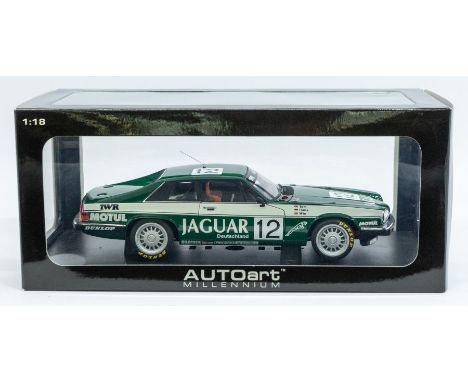 Autoart: A 1:18 Scale Model of a Jaguar XJ-S TWR Racing ETCC Spa-Francorchamps 1984 Winner Heyer/Percy #12, Manufacturer Auto