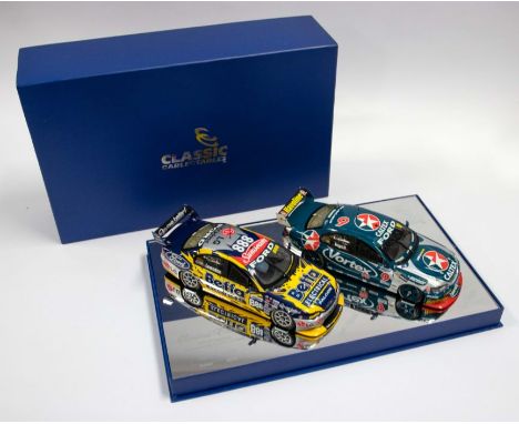 Classic Carlectables: A 1:18 Scale Model Set of a 2005 V8 Supercar Championship Series 1-2 Finish, Manufacturer Classic Carle