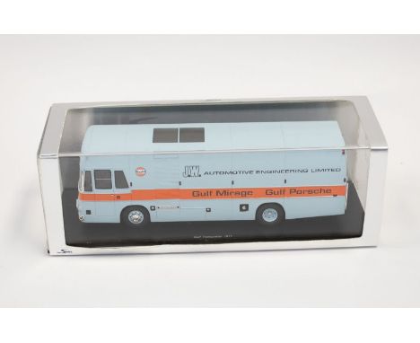 Sparkmodel: A 1:43 Scale Model of a Gulf Transporter 1971, Manufacturer Minimax. Boxed. Reference No. S0289. Contents appear 