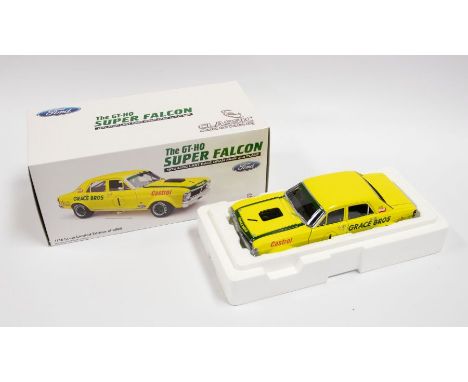 Classic Carlectables: A 1:18 Scale Model of a Ford GT-HO Super Falcon Car 1 Grace Bros, Limited Edition 1716 of 3000, Manufac