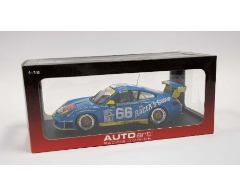 Autoart: A 1:18 Scale Model of a Porsche 911 GT3R Daytona 24HRS GT Class Winner 2002 'Racer's Group' Buckler / Schrom / Bernh