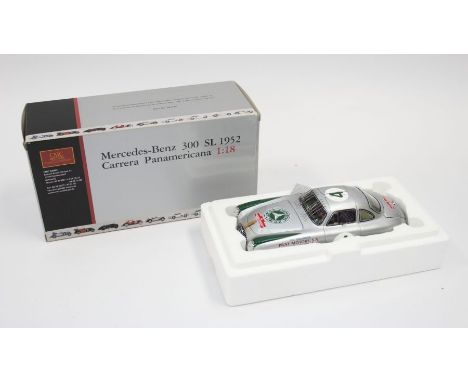 CMC: A 1:18 Scale Model of a Mercedes-Benz 300 SL 1952 Carrera Panamericana, Manufacturer CMC Exclusive Modelle. Boxed. Refer