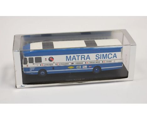 Sparkmodel: A 1:43 Scale Model of a Transporter Matra Simca 1970, Manufacturer Sparkmodel. Boxed. Reference No. S0291. Conten