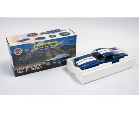 Exact Detail: A 1:18 Scale Model of a 1966 Shelby GT 350, Limited Edition of 996, Manufacturer Exact Detail. Boxed. Reference