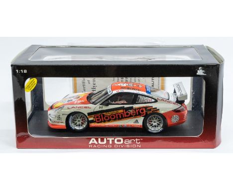 Autoart: A 1:18 Scale Model of a Porsche 997 GT3 Cup 2006 P.Ma #98, Limited Edition 1239 of 2000, Manufacturer Autoart. Boxed