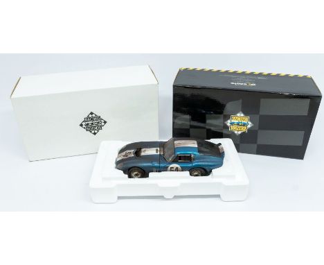 Exoto: A 1:18 Scale Model of a Racing Legends Cobra Daytona Coupe #54, Manufacturer Exoto. Boxed. Contents appear in a very g