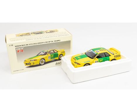 Autoart: A 1:18 Scale Model of a Nissan Skyline GT-R (R32) Group A 1993 BP Oil Trampio GT-R (Shift), Limited Edition 20 of 30