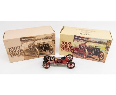 Exoto: A 1:18 Scale Model of a 1902 Ford 999, Manufacturer Exoto. Boxed. Reference No. RLG 88040. Contents appear in a very g