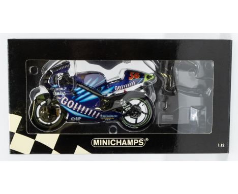 Minichamps: A 1:12 Scale Model of a Yamaha YZR 500 Team Gauloises Yamaha Tech3 Shinya Nakano MotoGP 2002, Manufacturer Minich