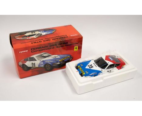 Kyosho: A 1:18 Scale Model of a Ferrari 365 GTB4 Competizione (Daytona) #39, Manufacturer Kyosho. Boxed. Reference No. 08164E