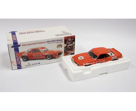 Classic Carlectables: A 1:18 Scale Model of a Bob Jane's ZL-1 Camaro 1972 ATCC Winner, Limited Edition 172 of 1750, Manufactu