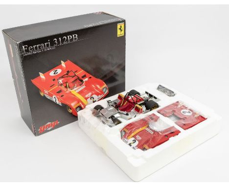 GMP: A 1:18 Scale Model of a Ferrari 312PB, Limited Edition, Manufacturer GMP. Boxed. Reference No. G1804104. Contents appear