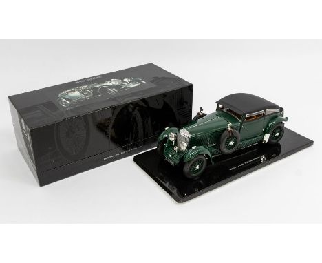 Minichamps: A 1:18 Scale Model of a Bentley 6.5 Litre Blue Train Special 1930, Manufacturer Minichamps. Boxed. Contents appea
