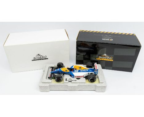 Exoto: A 1:18 Scale Model of a Grand Prix Classics Williams FW14B Renault #5, Manufacturer Exoto. Boxed. Contents appear in a