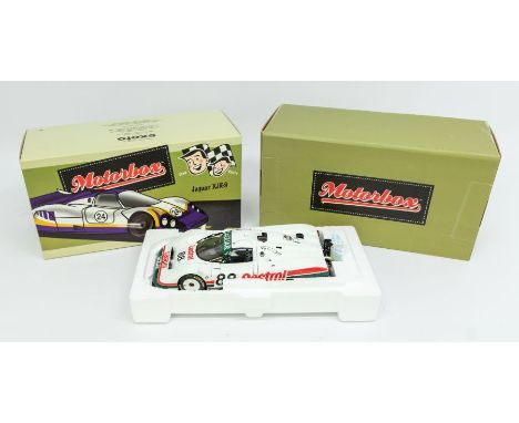 Exoto: A 1:18 Scale Model of a Motorbox Jaguar XJR-9 #88, Manufacturer Exoto. Boxed. Reference No. MTB00105. Contents and box