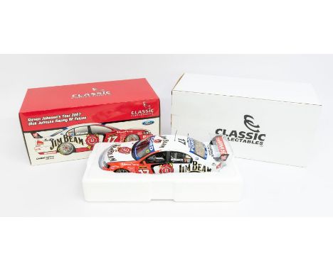 Classic Carlectables: A 1:18 Scale Model of Steven Johnson's Year 2007 Dick Johnson Racing BF Falcon, Limited Edition 1394 of