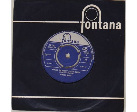 WIMPLE WINCH - RUMBLE ON MERSEY SQUARE SOUTH/ATMOSPHERES 7" MISPRESS (TF 781).  The mind-blowing double header from the manic