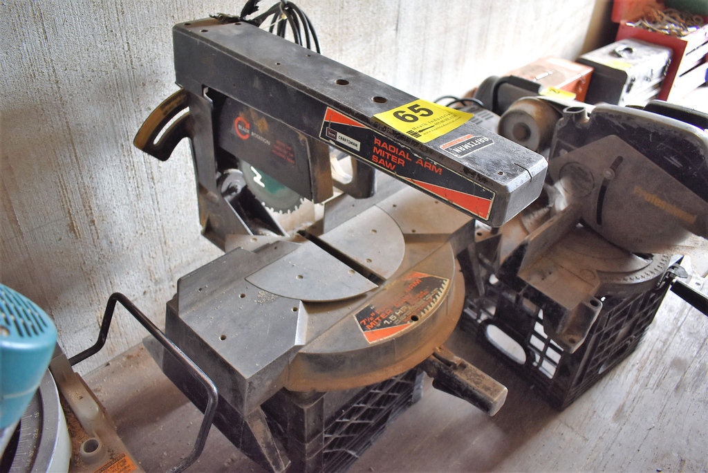 CRAFTSMAN MODEL 31523741 RADIAL ARM MITRE SAW