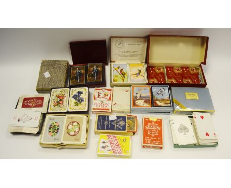 Playing cards, various packs including Conservatives and Unionists, others; etc (14)