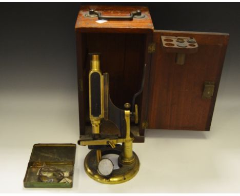 Smith Beck & Beck Universal microscope, cased