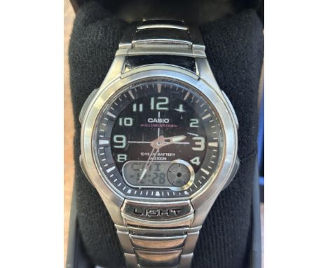 Casio wristwatch 
