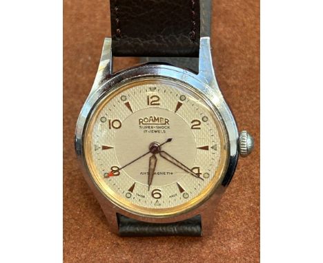 Vintage Roamer super-shock antimagnetic wristwatch 