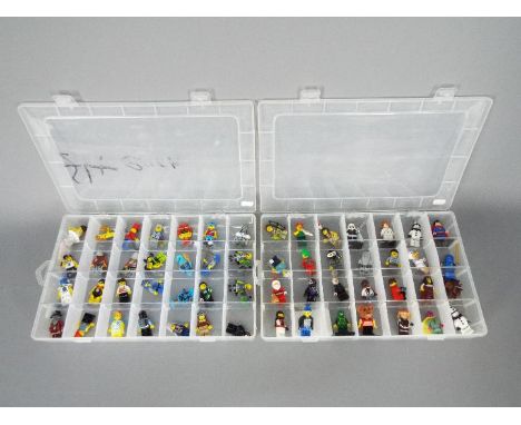 Lego - A collection of 56 x Lego figures including Father Christmas, Superman, a genie and similar. They all appear in Good c