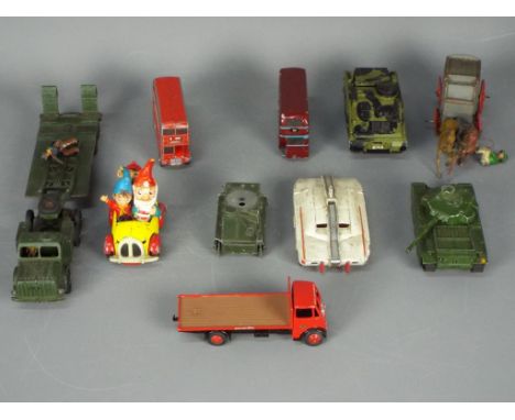 Dinky Toys, Corgi Toys, Budgie, Other - A collection of unboxed diecast vehicles. Lot includes Diny Toys Mighty Antar Tank Tr