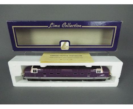 Lima - A boxed Limited Edition Lima L205260 OO gauge Class 55 Diesel Locomotive Op.No.9016 'Gordon Highlander' in Porterbrook