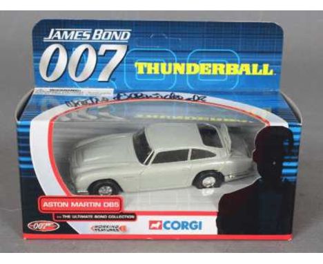 Corgi - James Bond - A signed boxed Thunderball Aston Martin DB5. # TY06901. The box bears the signature of Martine Beswick w